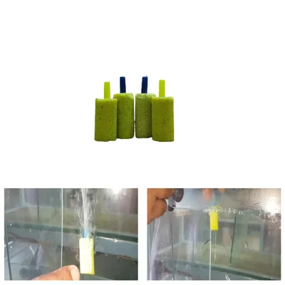 Aquarium 1 Inch (2.54 cm) Oxygen Bubble Air Stone for Biofloc Fish Farming Tank  (Pack of 10)